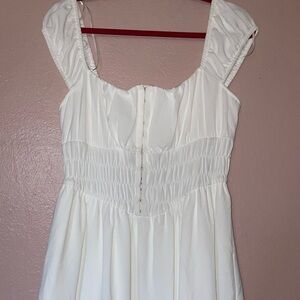 Elegant White Mini Dress